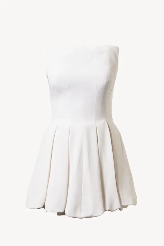 Yasmine Top White sold by TOVE