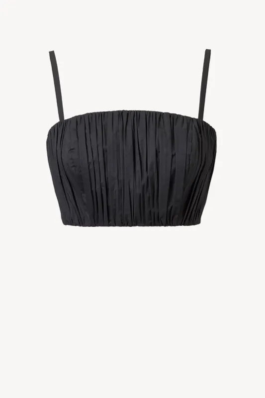 Gigi Organic Cotton Bralette Black sold by TOVE