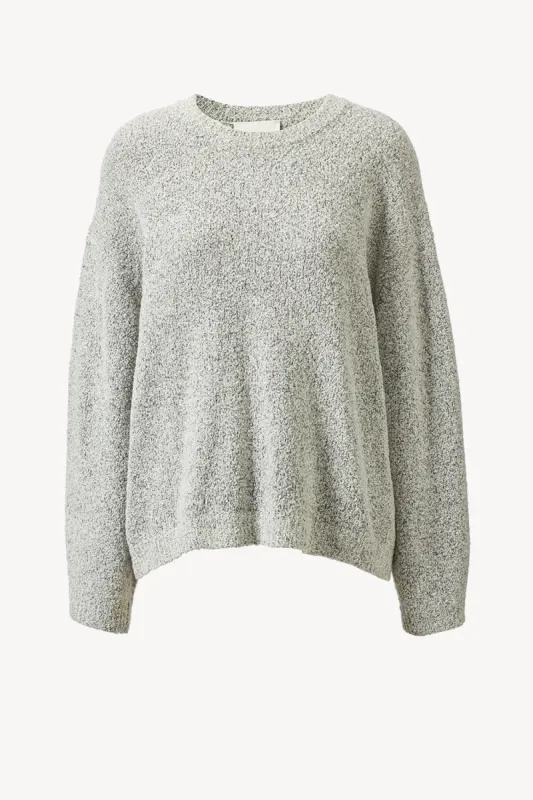 Alana Cashmere Blend Jumper Black Marl sold by TOVE
