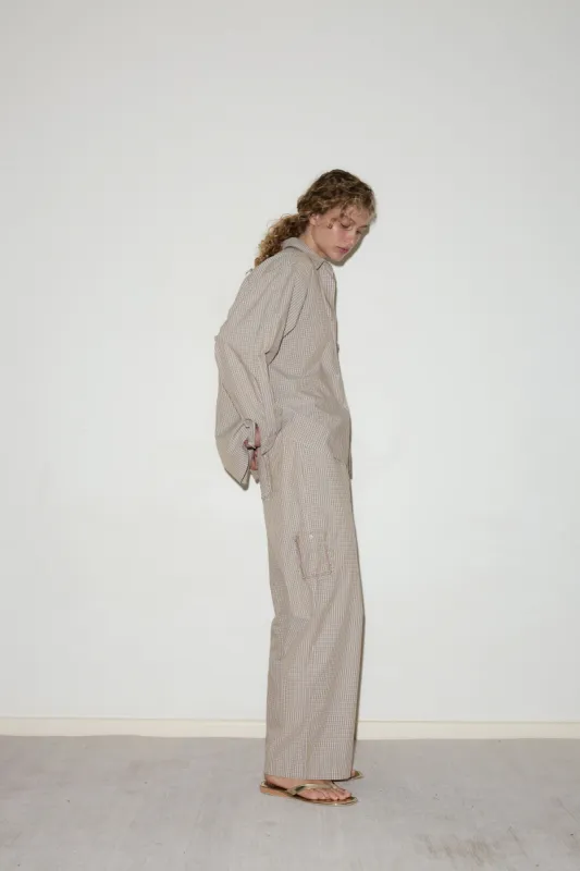 Cotton Pyjama Set - Desert Check sold by Deiji Studios