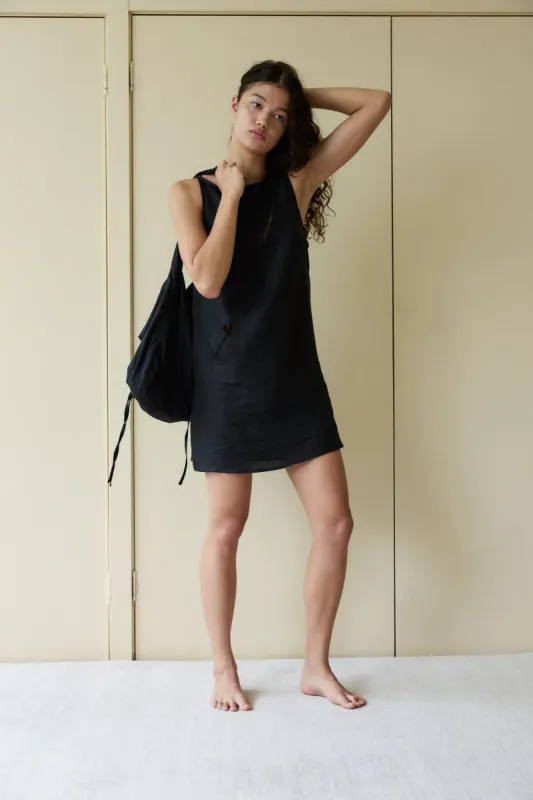 Shift Mini Dress - Black sold by Deiji Studios