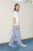 the ease trouser  - pillow check sold by Deiji Studios