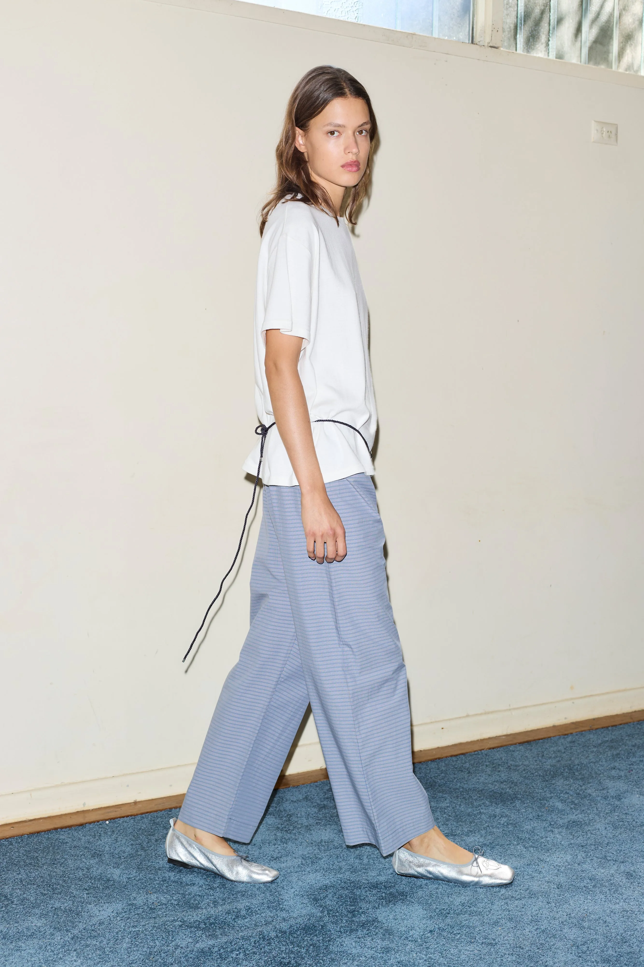 the ease trouser - pillow check sold by Deiji Studios product image thumbnail 2