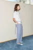 the ease trouser  - pillow check sold by Deiji Studios