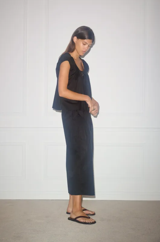Pintuck Skirt - Black made by Deiji Studios