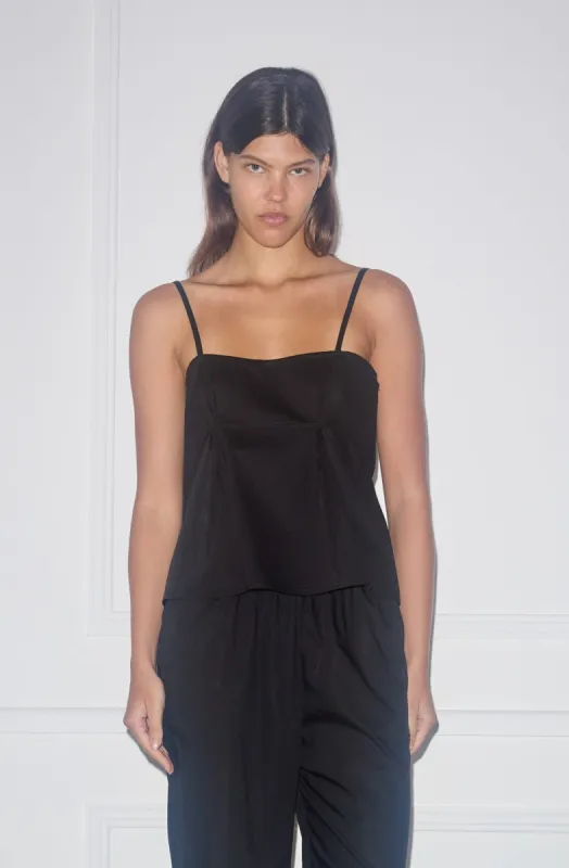 Pleat Top - Black sold by Deiji Studios