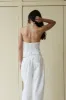 Open Halter Top - White sold by Deiji Studios