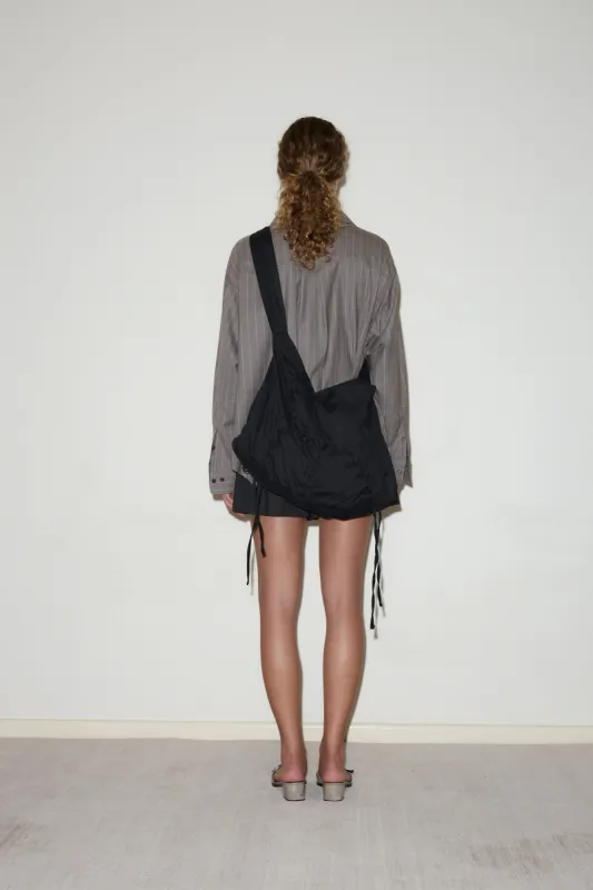 Crossed Tie bag - Black made by Deiji Studios