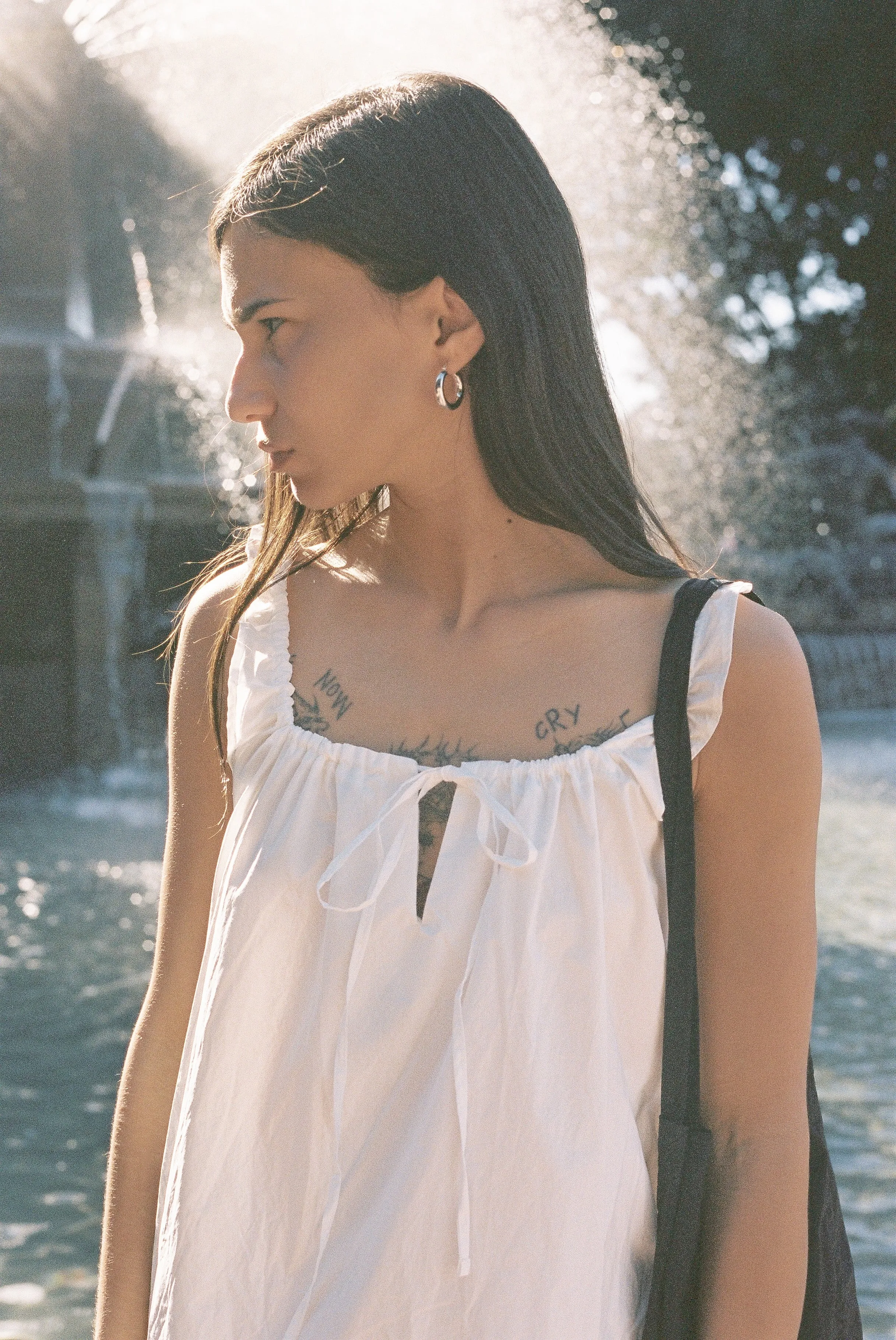 The Bow Dress - White sold by Deiji Studios product image thumbnail 5