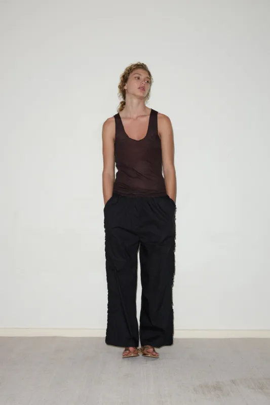 Ruffle Pant - Black sold by Deiji Studios