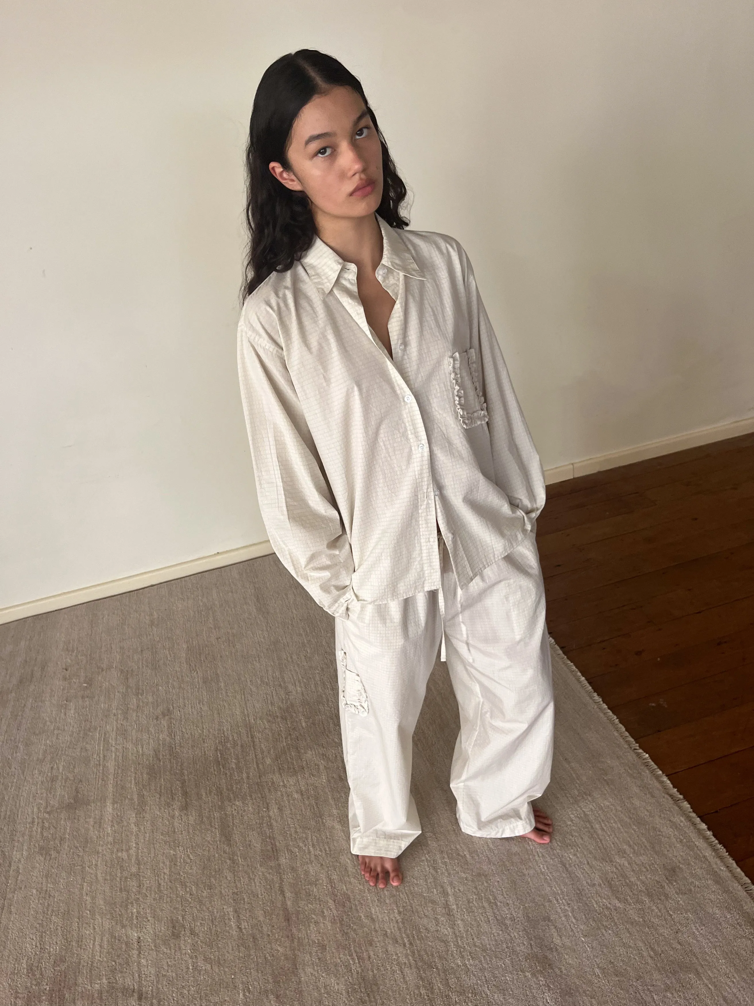 Cotton Pyjama Set - Bone Check sold by Deiji Studios product image thumbnail 3