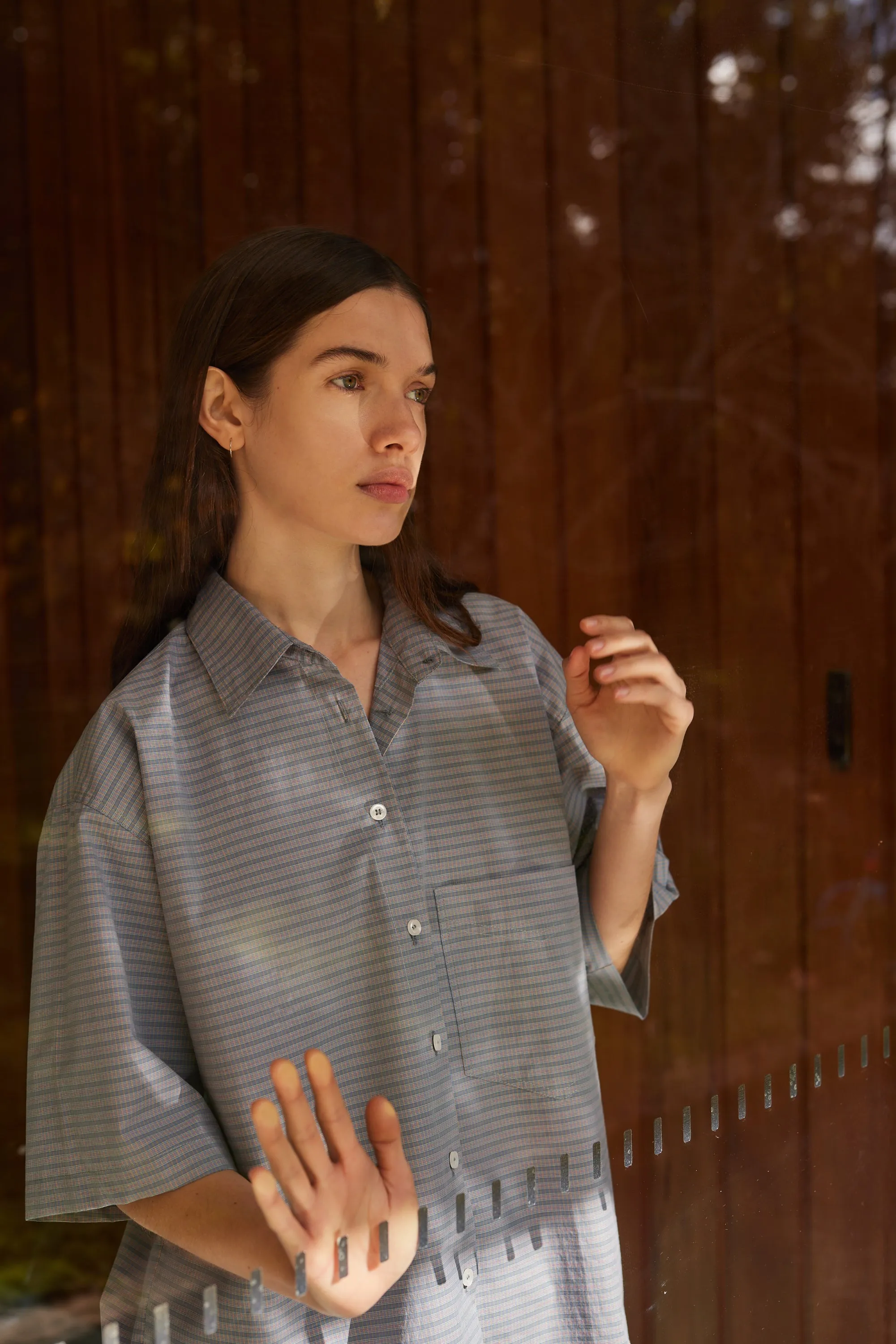 The Short Sleeve Shirt - Pillow Check sold by Deiji Studios product image thumbnail 4