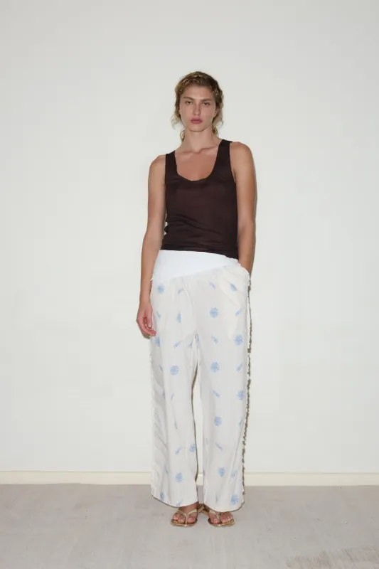 Ruffle Pant - Sea Flower sold by Deiji Studios