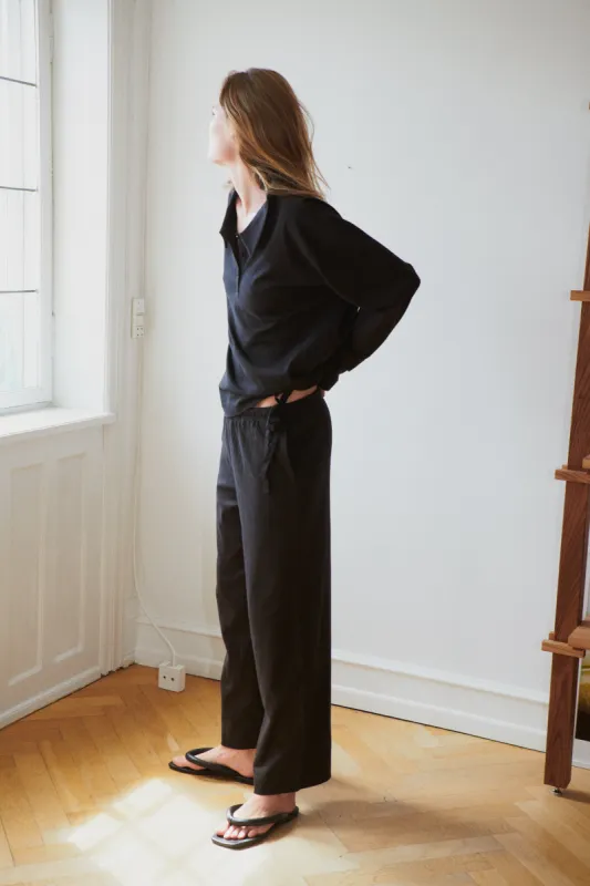 the jersey pant - black sold by Deiji Studios
