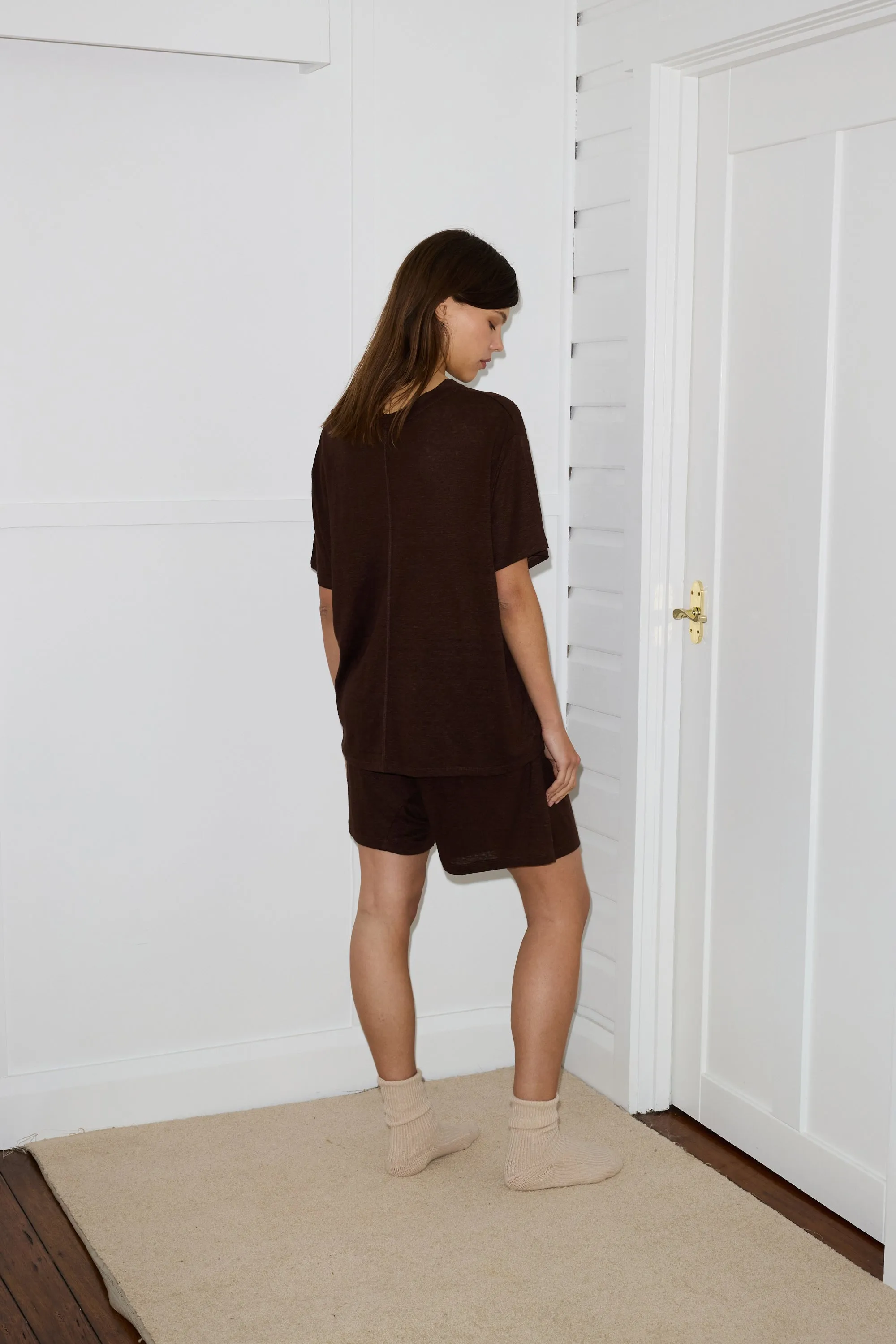 soft t shirt - chocolate sold by Deiji Studios product image thumbnail 5