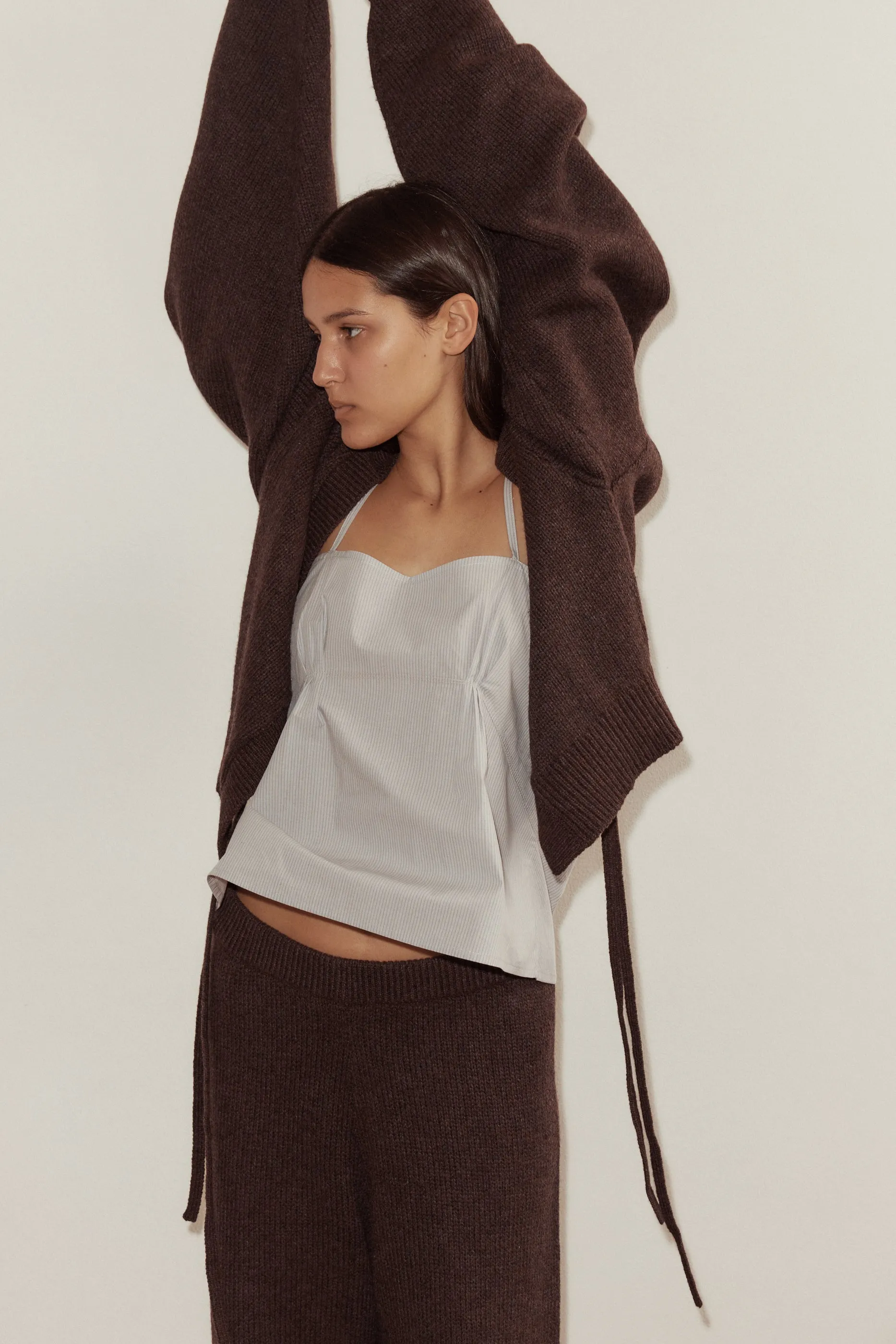 Straight Leg Knit Pants - Plum sold by Deiji Studios product image thumbnail 4