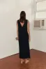 Keyhole Dress - Black sold by Deiji Studios