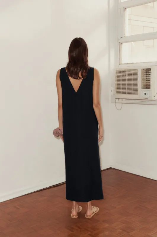 Keyhole Dress - Black sold by Deiji Studios