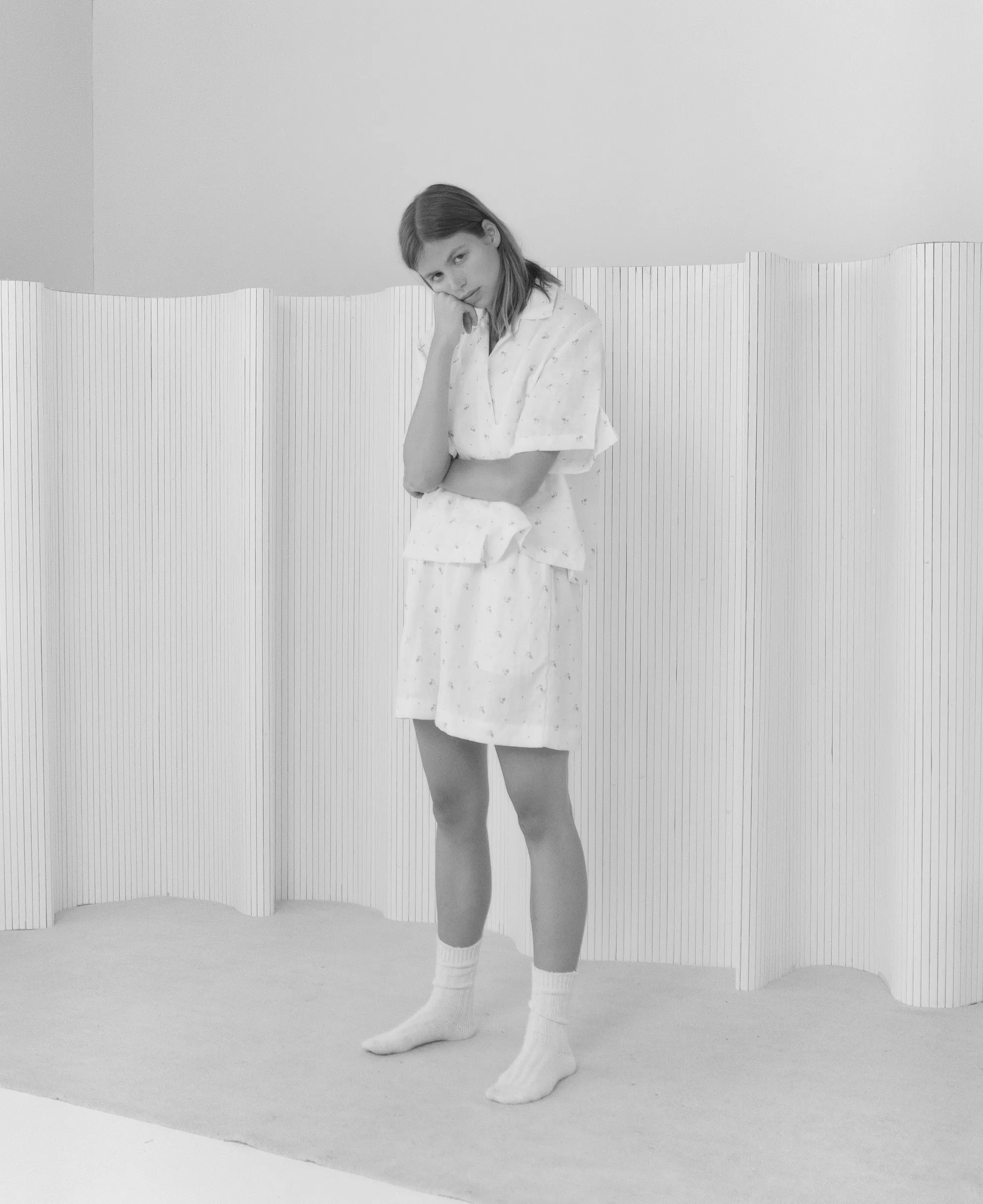 the woven sock - cream sold by Deiji Studios product image thumbnail 3