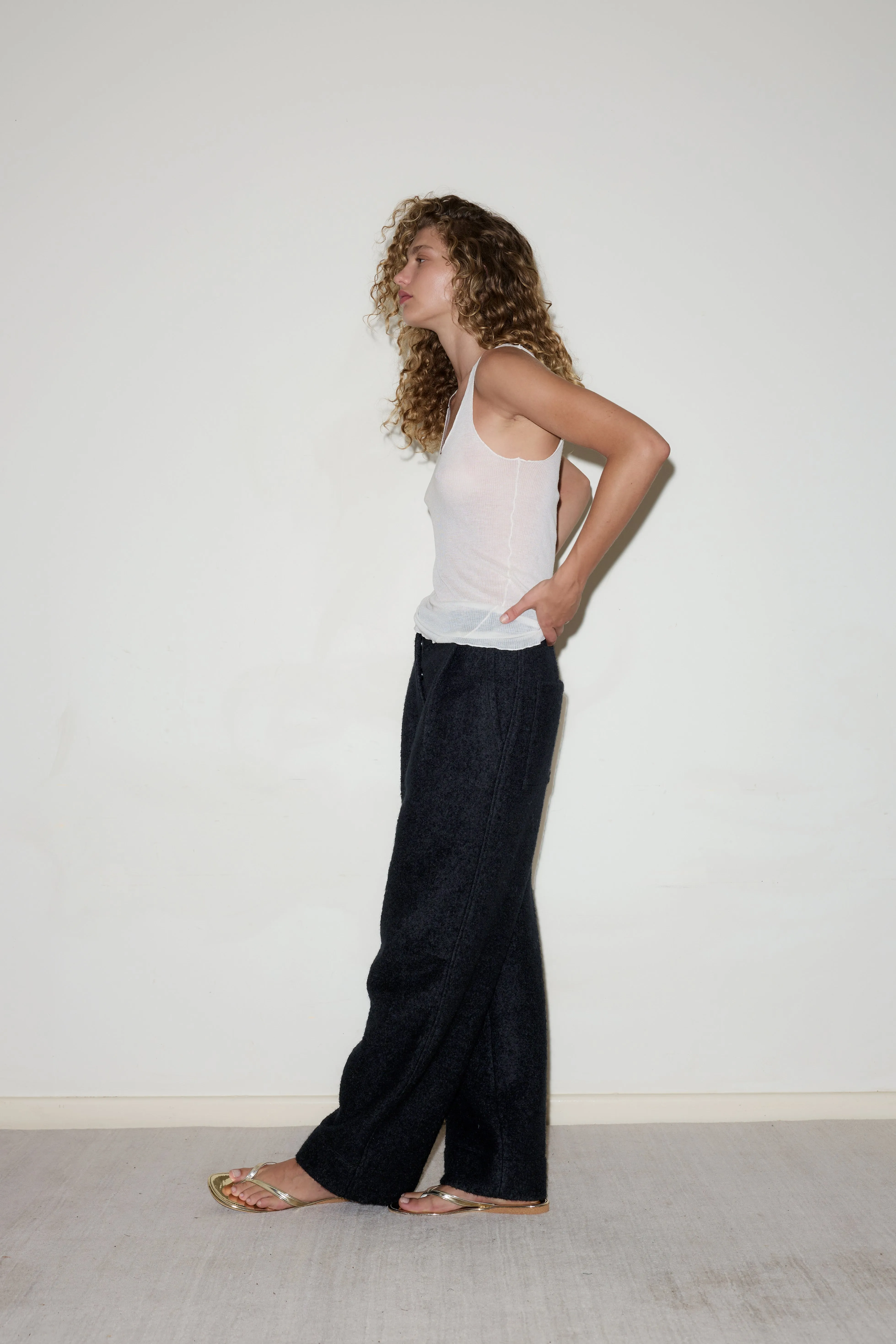 Boiled Wool Pant - Black sold by Deiji Studios product image thumbnail 2
