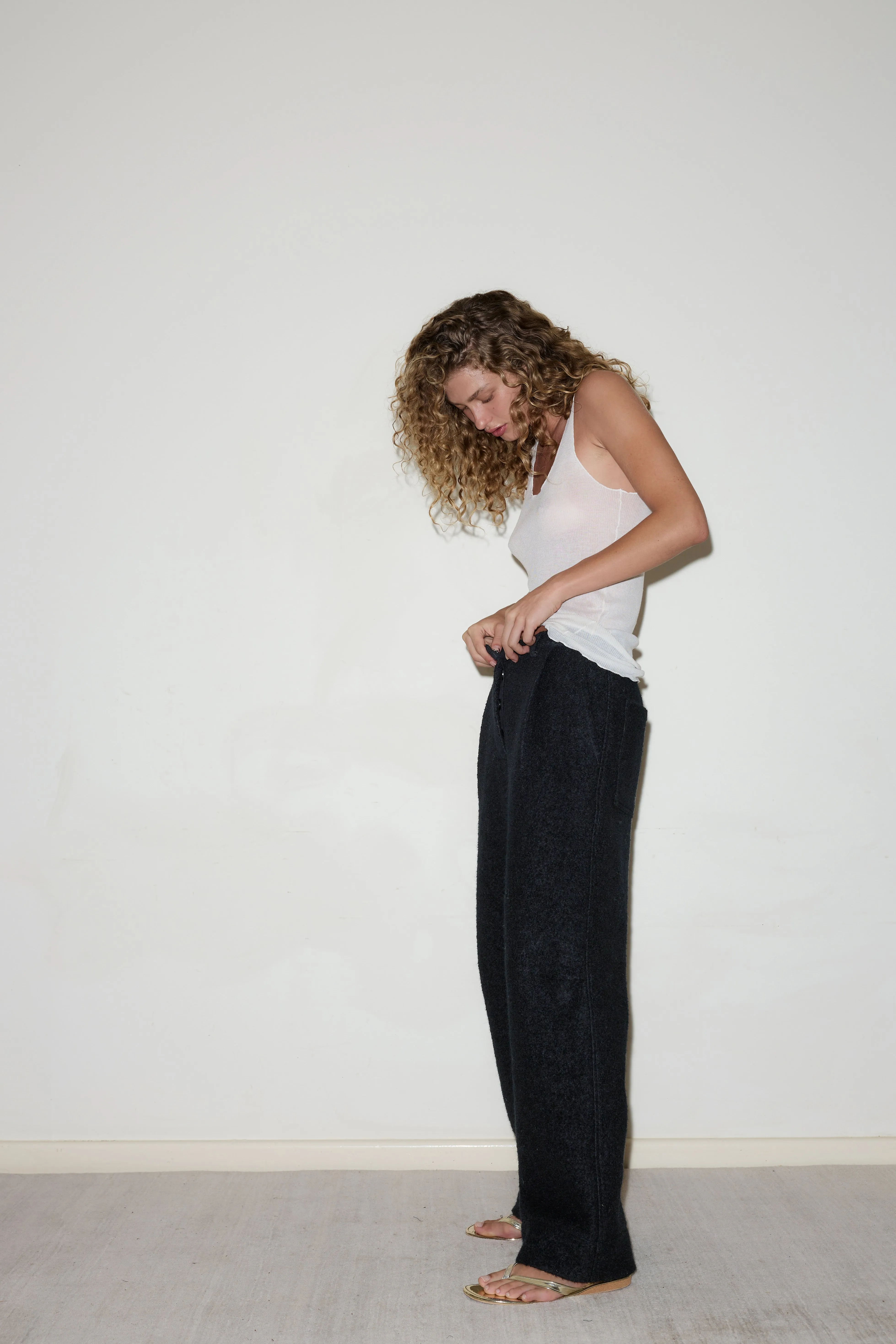 Boiled Wool Pant - Black sold by Deiji Studios product image thumbnail 4