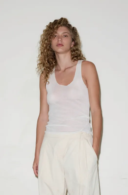 Knit Tank - Off White sold by Deiji Studios