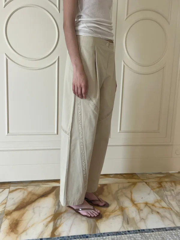 Channel Pant - Stone sold by Deiji Studios