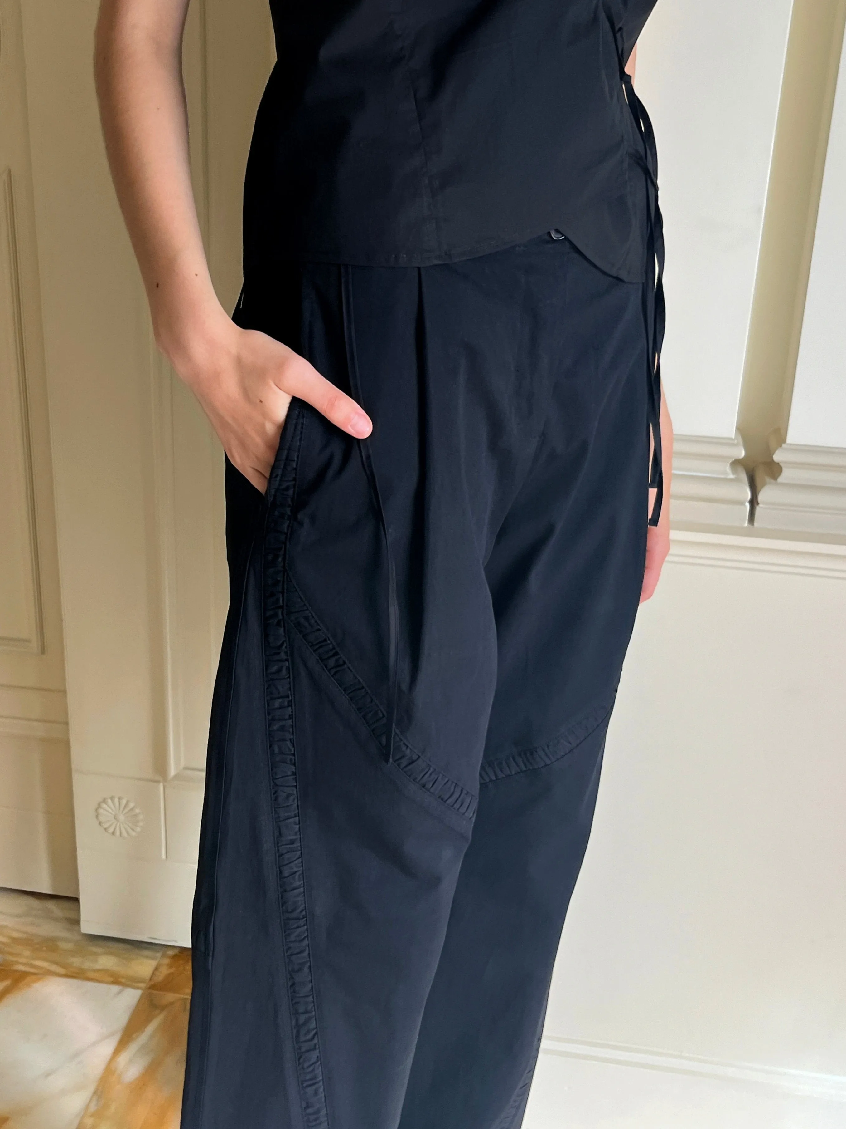 Channel Pant - Black sold by Deiji Studios product image thumbnail 2