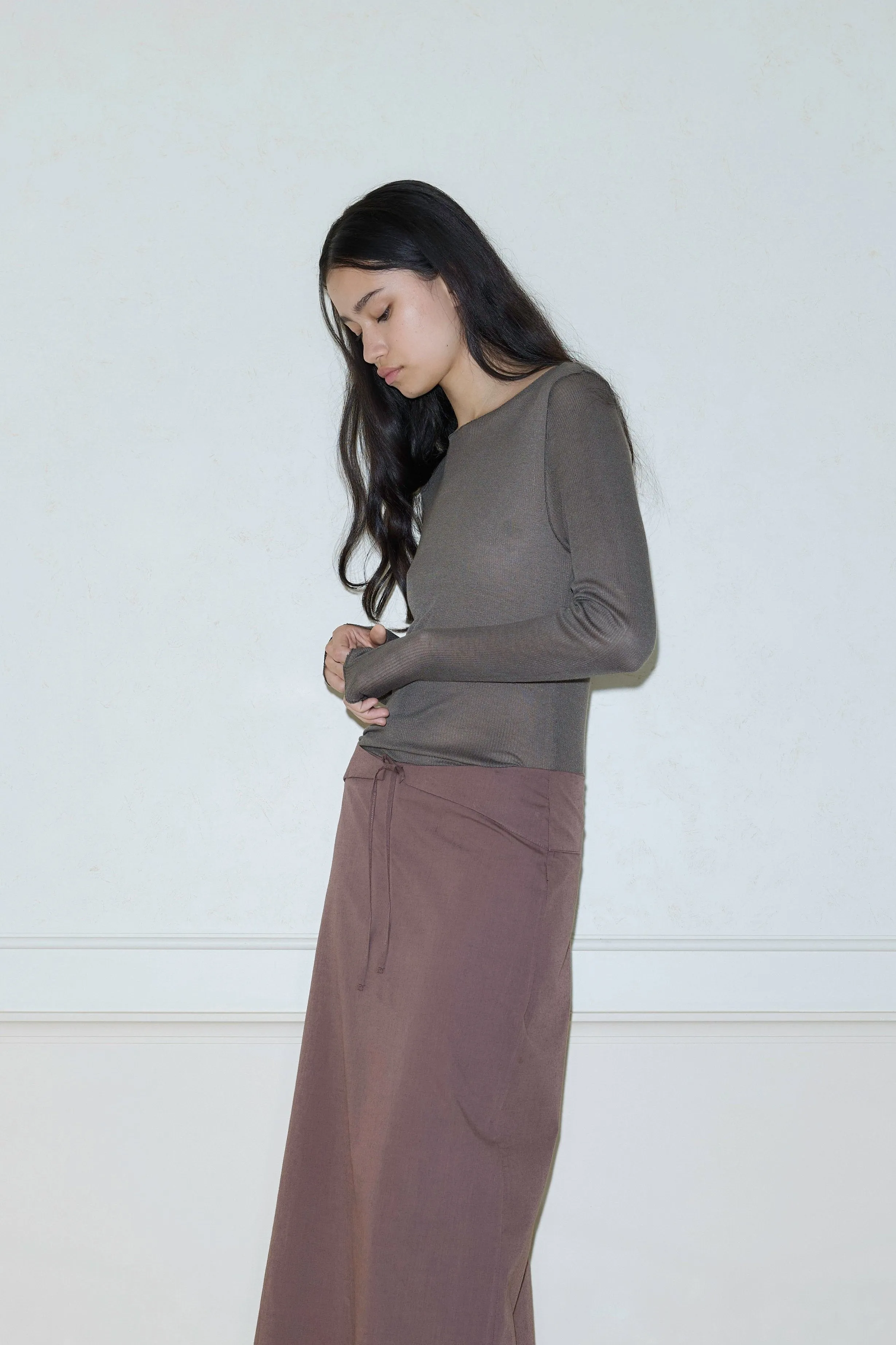 Knit Long Sleeve - Stone sold by Deiji Studios product image thumbnail 3