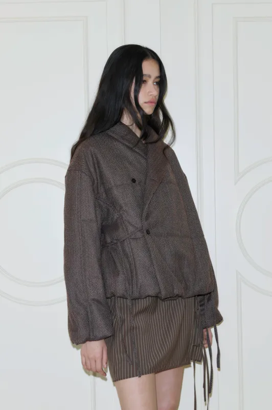 Bubble Coat - Herringbone sold by Deiji Studios