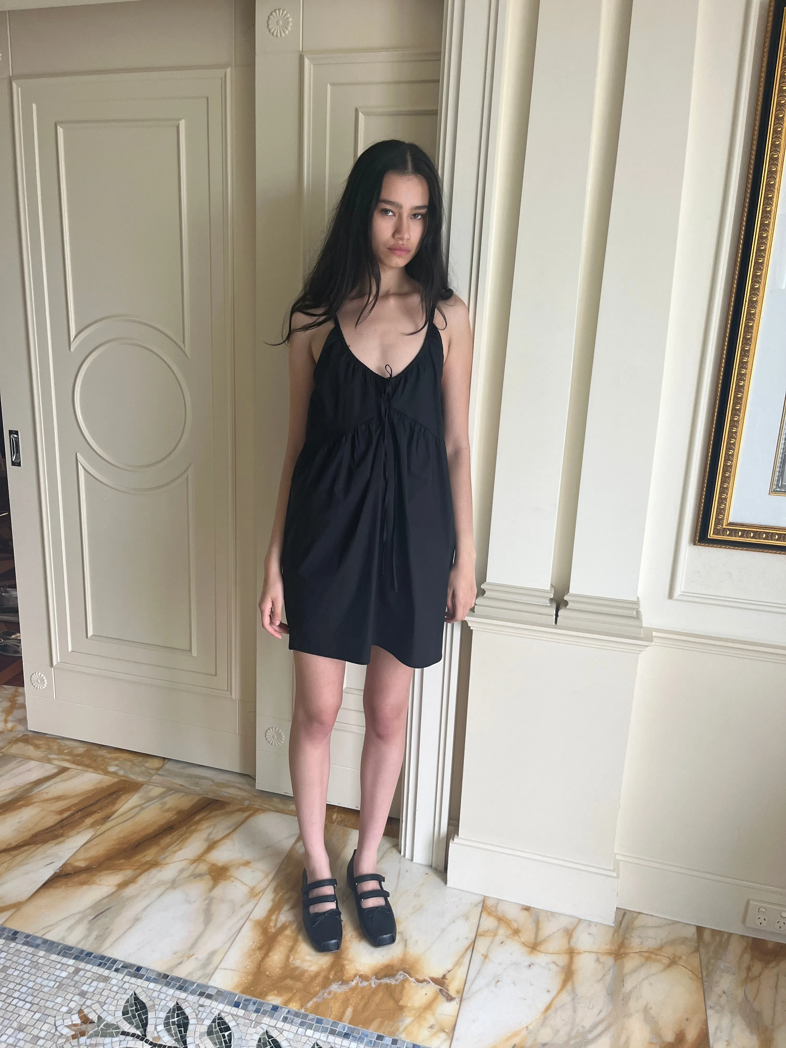 Double V Dress - Black sold by Deiji Studios product image thumbnail 3