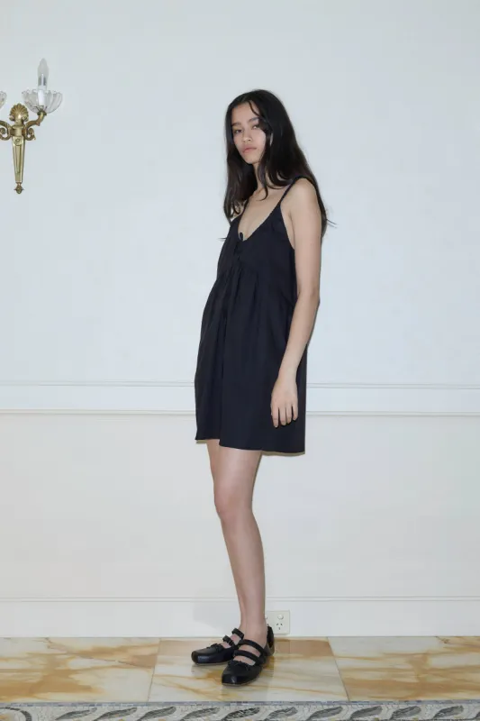 Double V Dress - Black sold by Deiji Studios