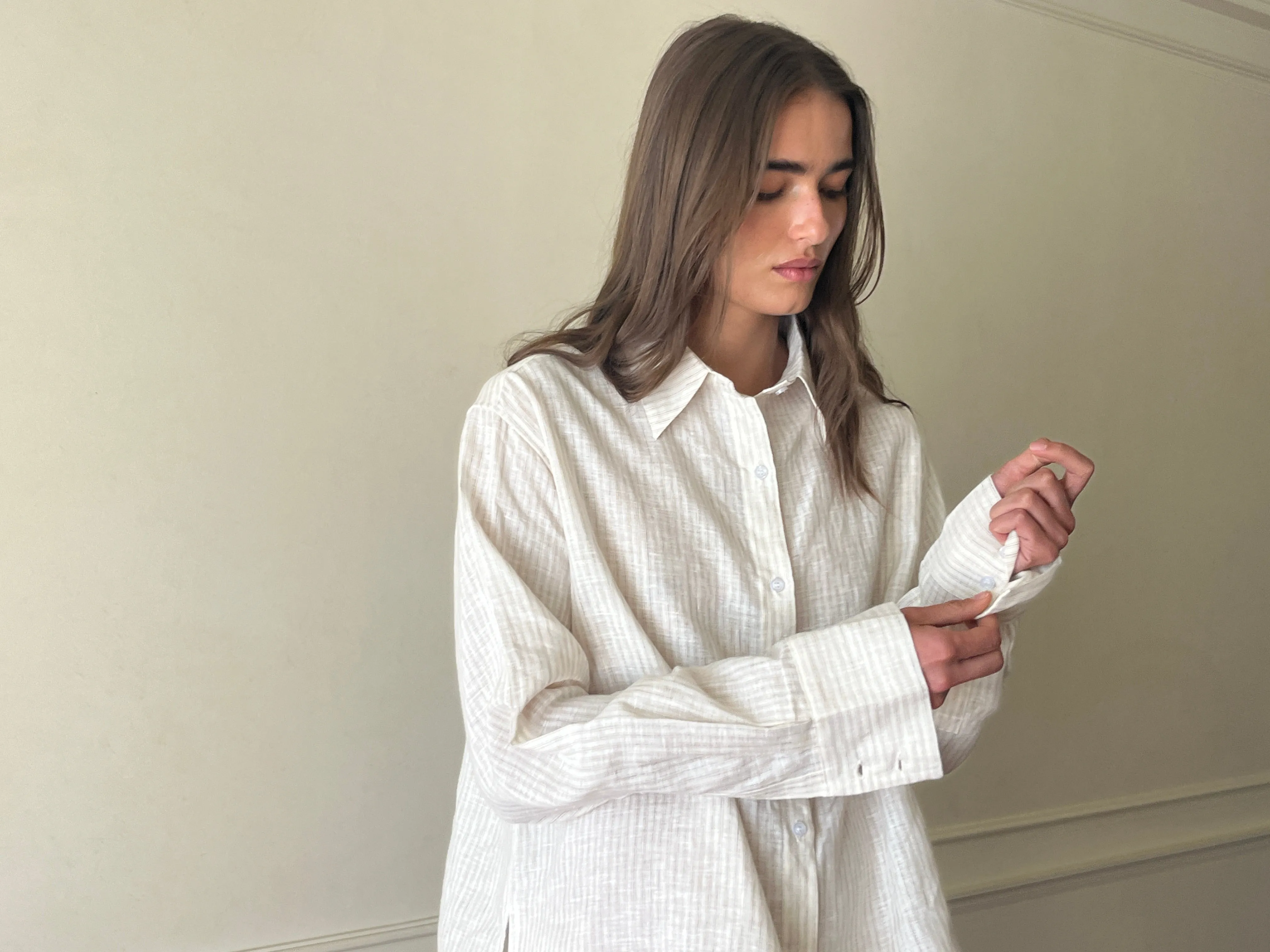 Tie Split Set - Linen Story Stripe sold by Deiji Studios product image thumbnail 2