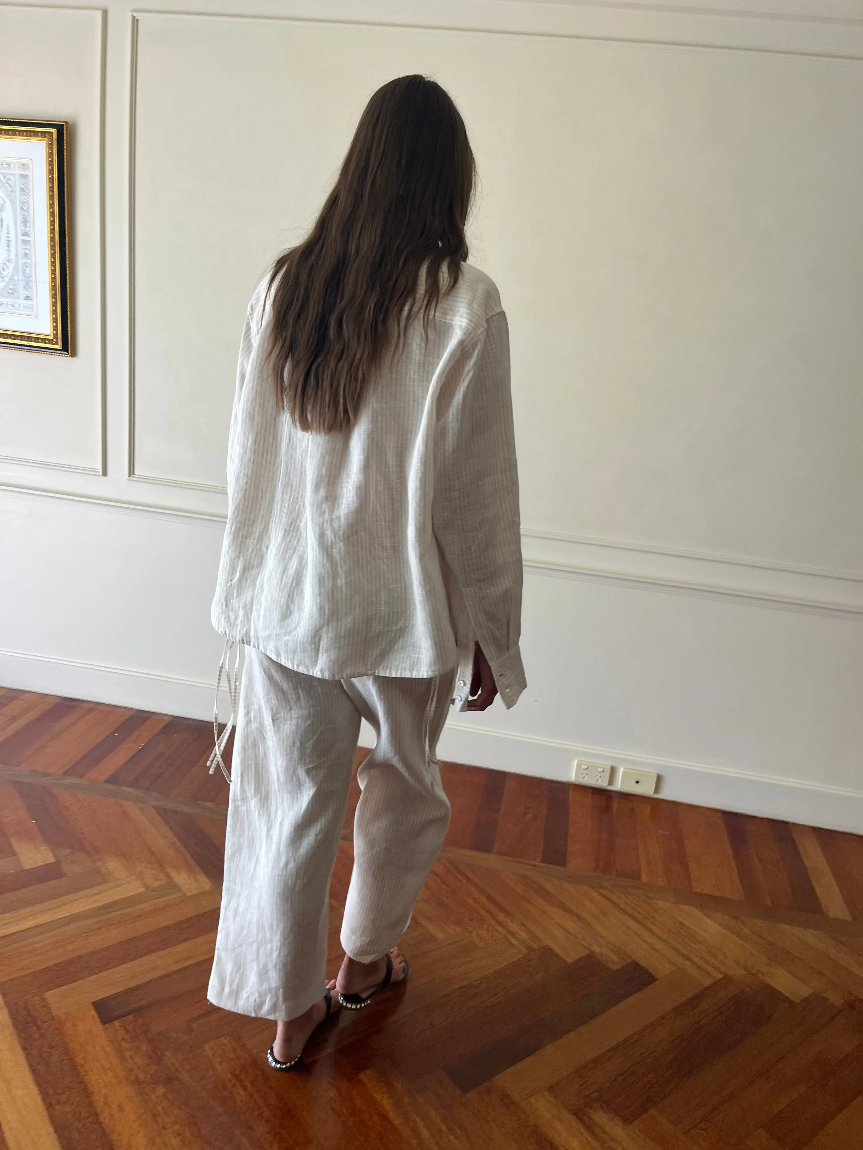 Tie Split Set - Linen Story Stripe sold by Deiji Studios product image thumbnail 3