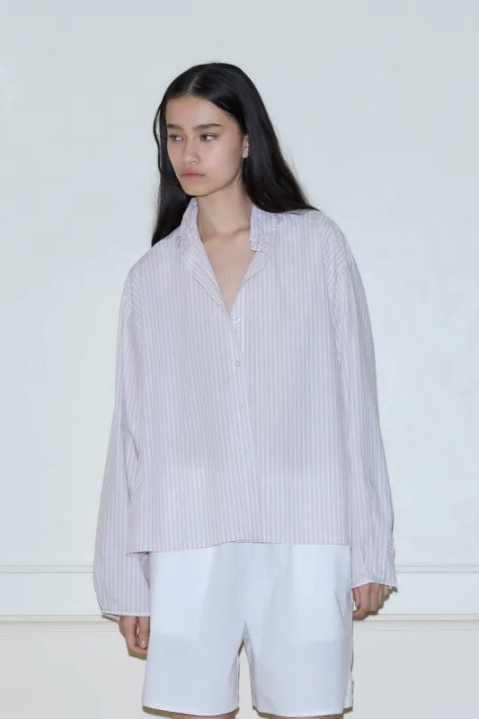 Oversized Collared Shirt - Dream Stripe | Parallel