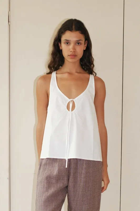 U Shape Top - White sold by Deiji Studios