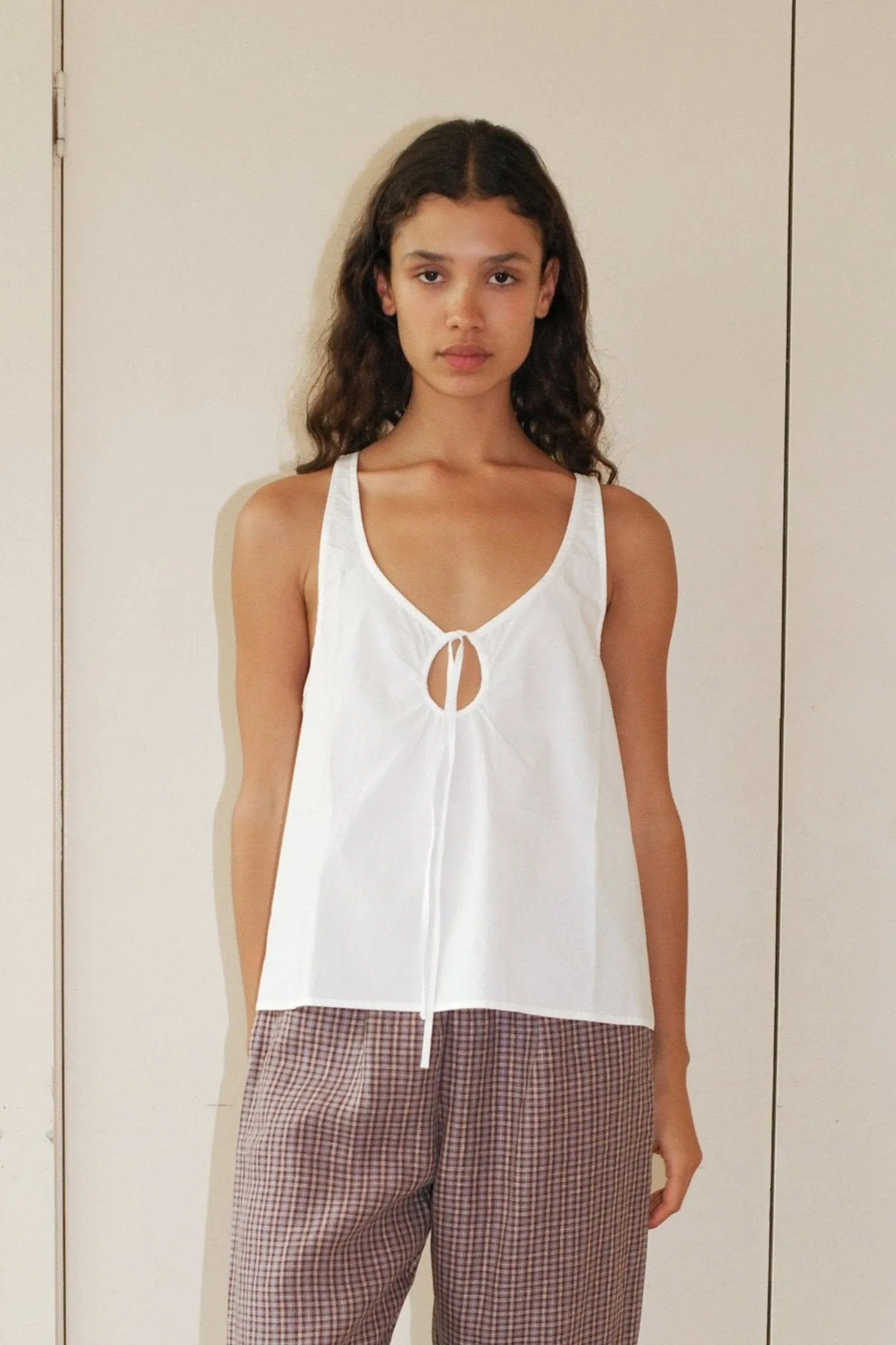 U Shape Top - White sold by Deiji Studios