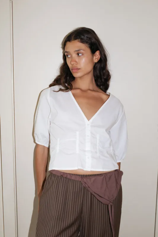 Draw Top - White sold by Deiji Studios
