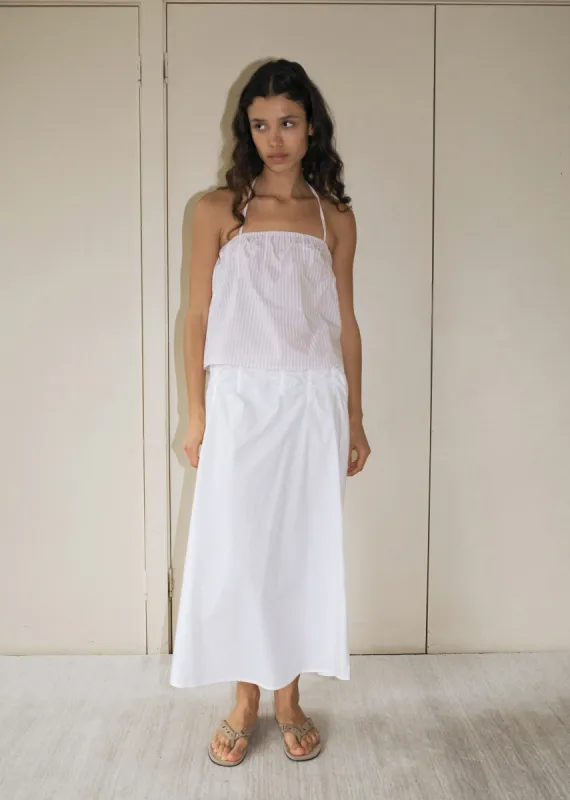 Channel Skirt - White made by Deiji Studios