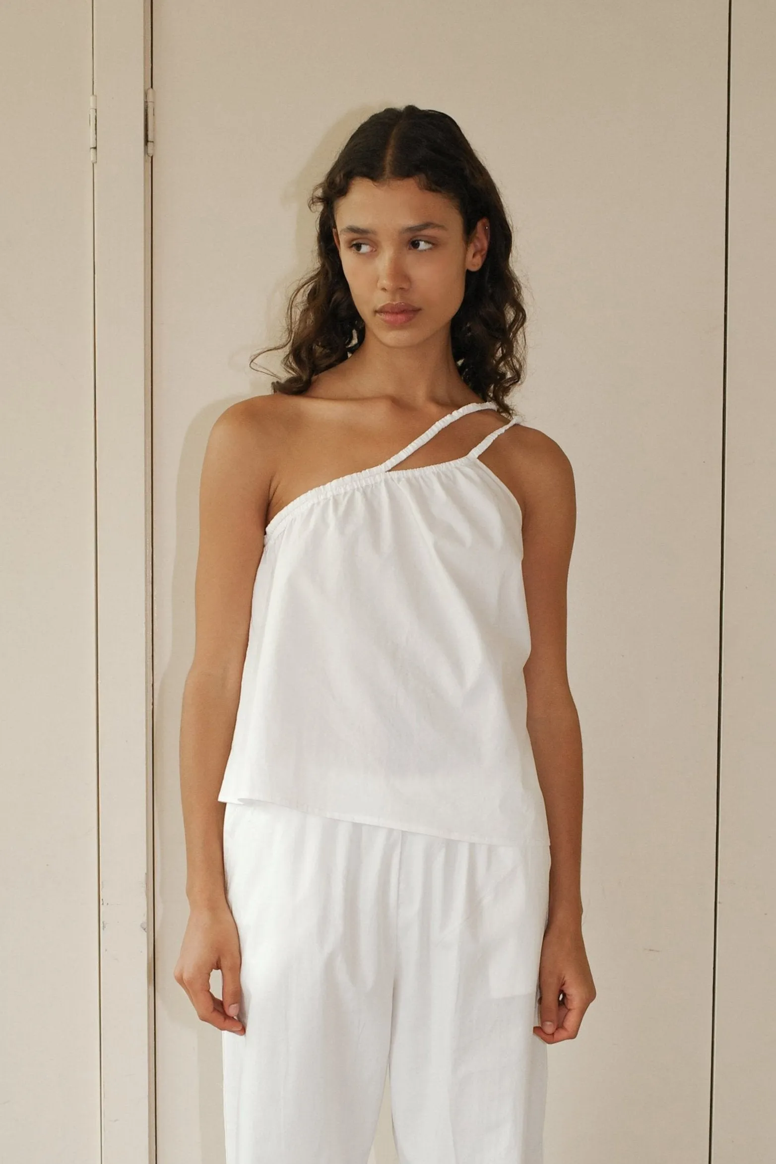 Shoulder Top - White sold by Deiji Studios