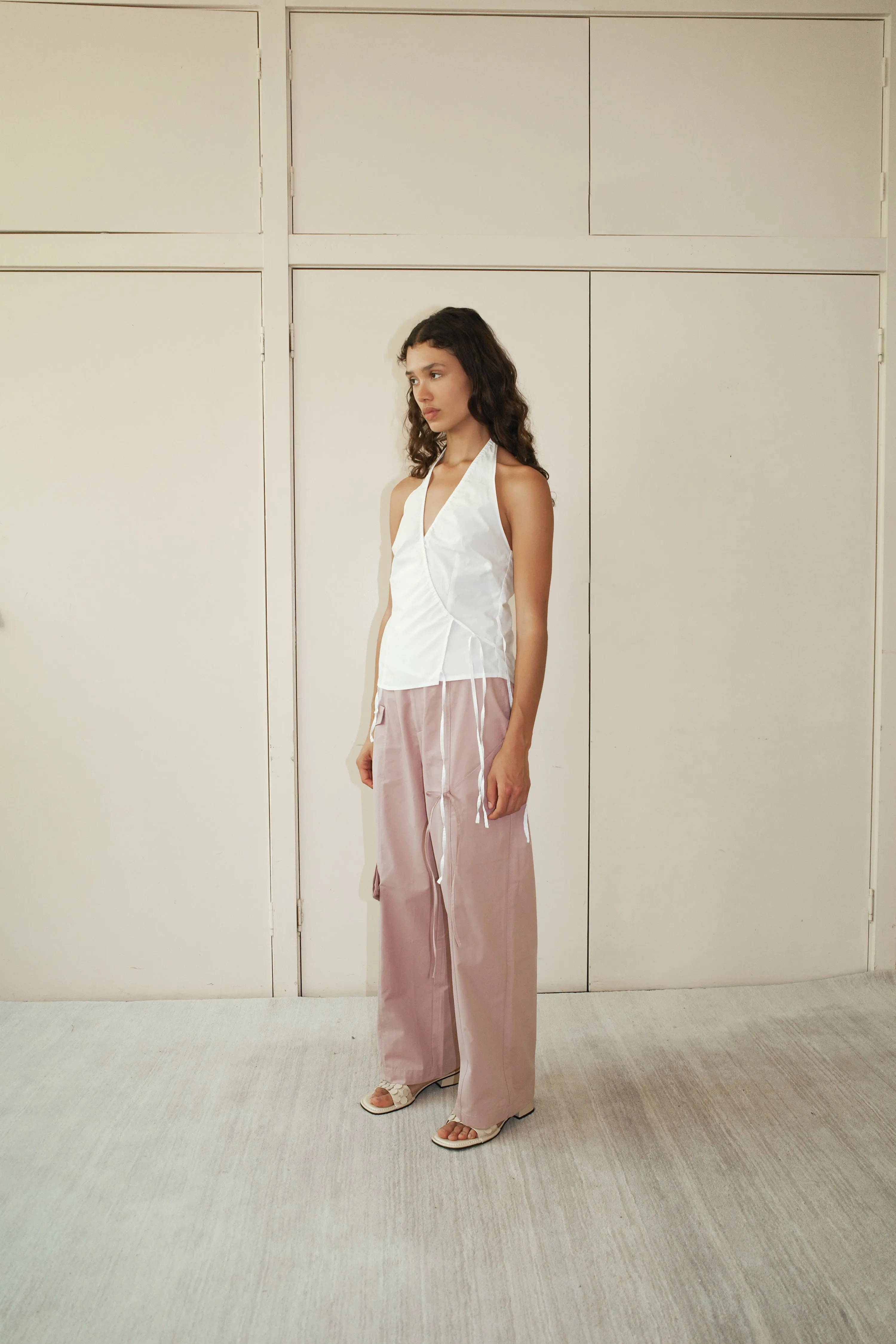 Drawcord Halter - White sold by Deiji Studios product image thumbnail 3