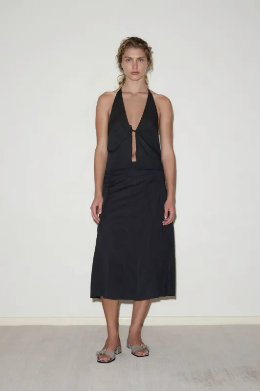 Double Lace Up Skirt sold by Deiji Studios