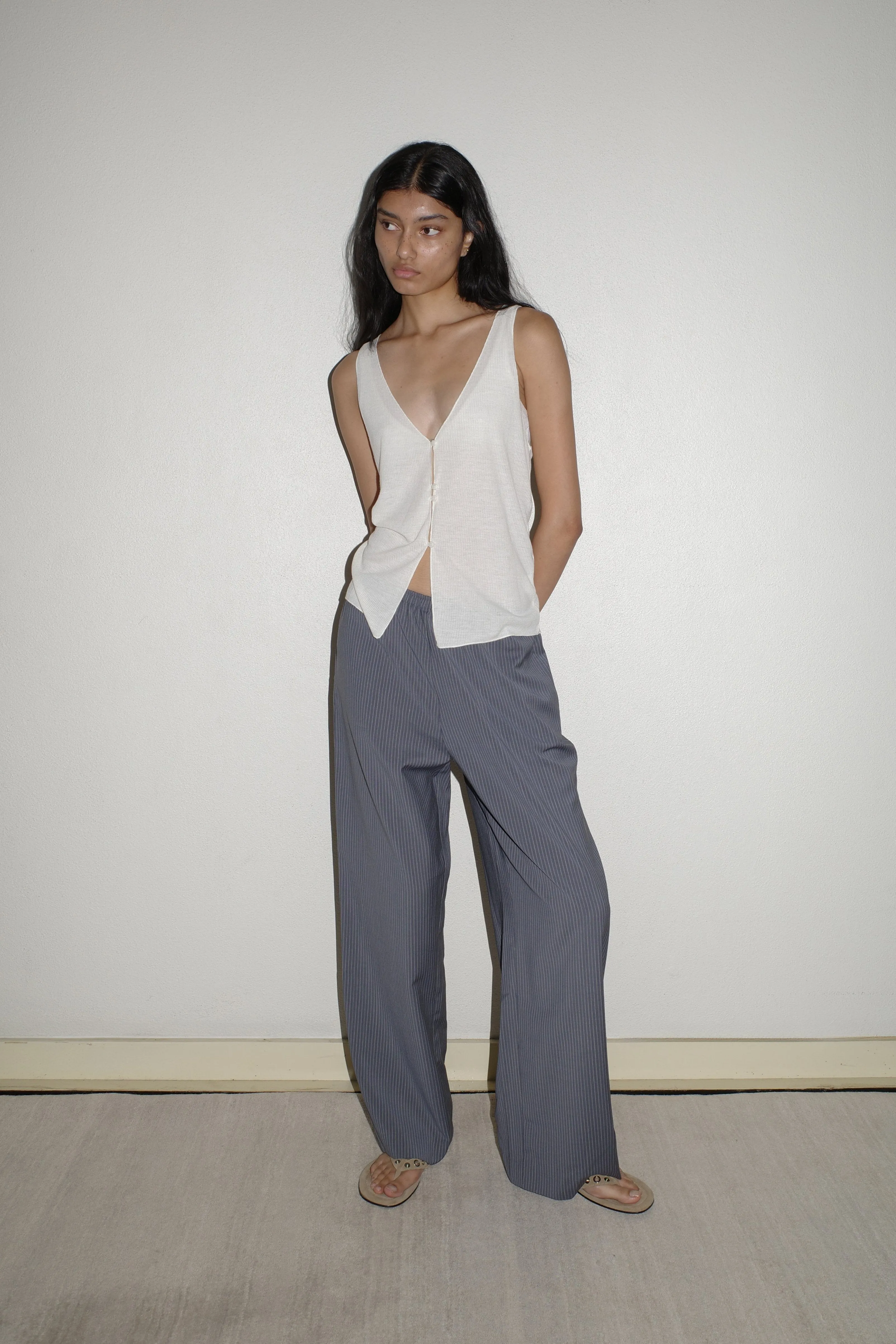 Pure Wool Ease Trouser sold by Deiji Studios