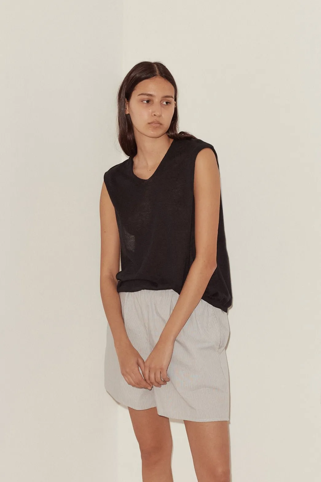 Loose Knitted Vest sold by Deiji Studios