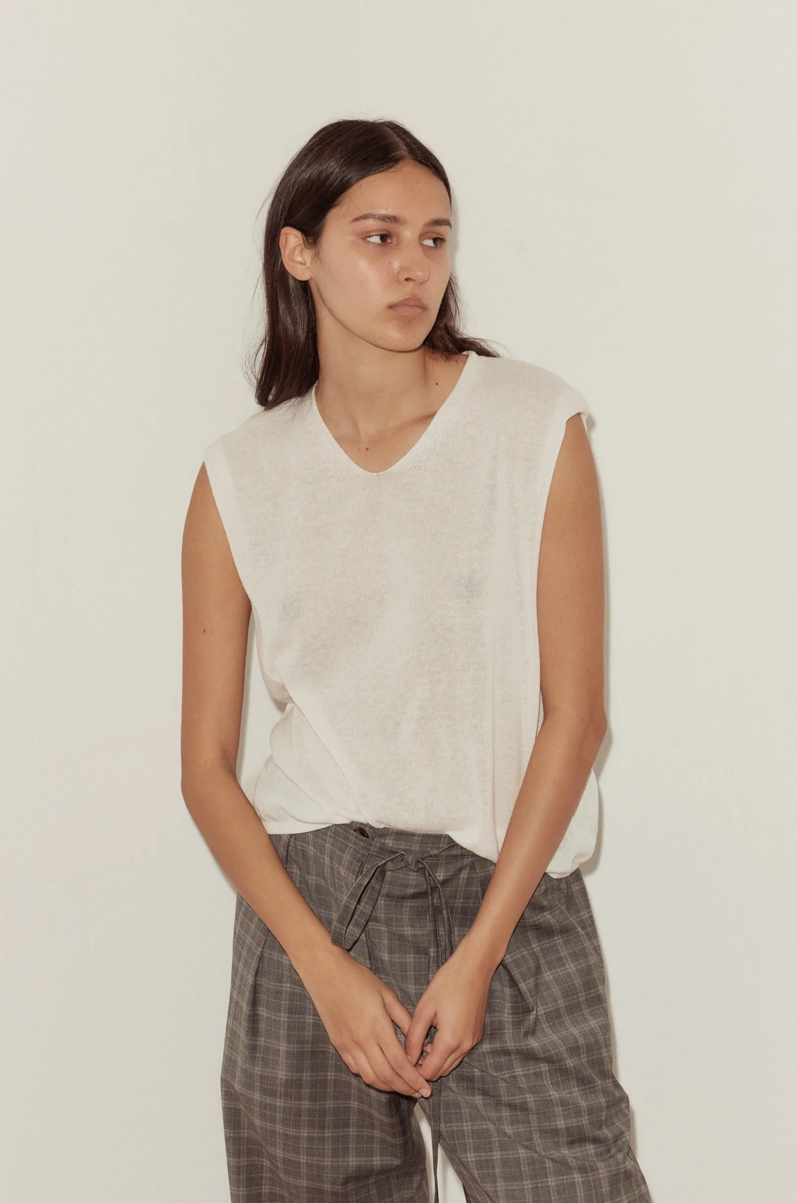 Loose Knitted Vest sold by Deiji Studios product image thumbnail 2