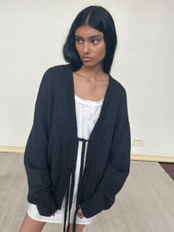 Two Tie Front Cardigan sold by Deiji Studios