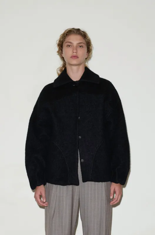 Boiled Wool Coat sold by Deiji Studios