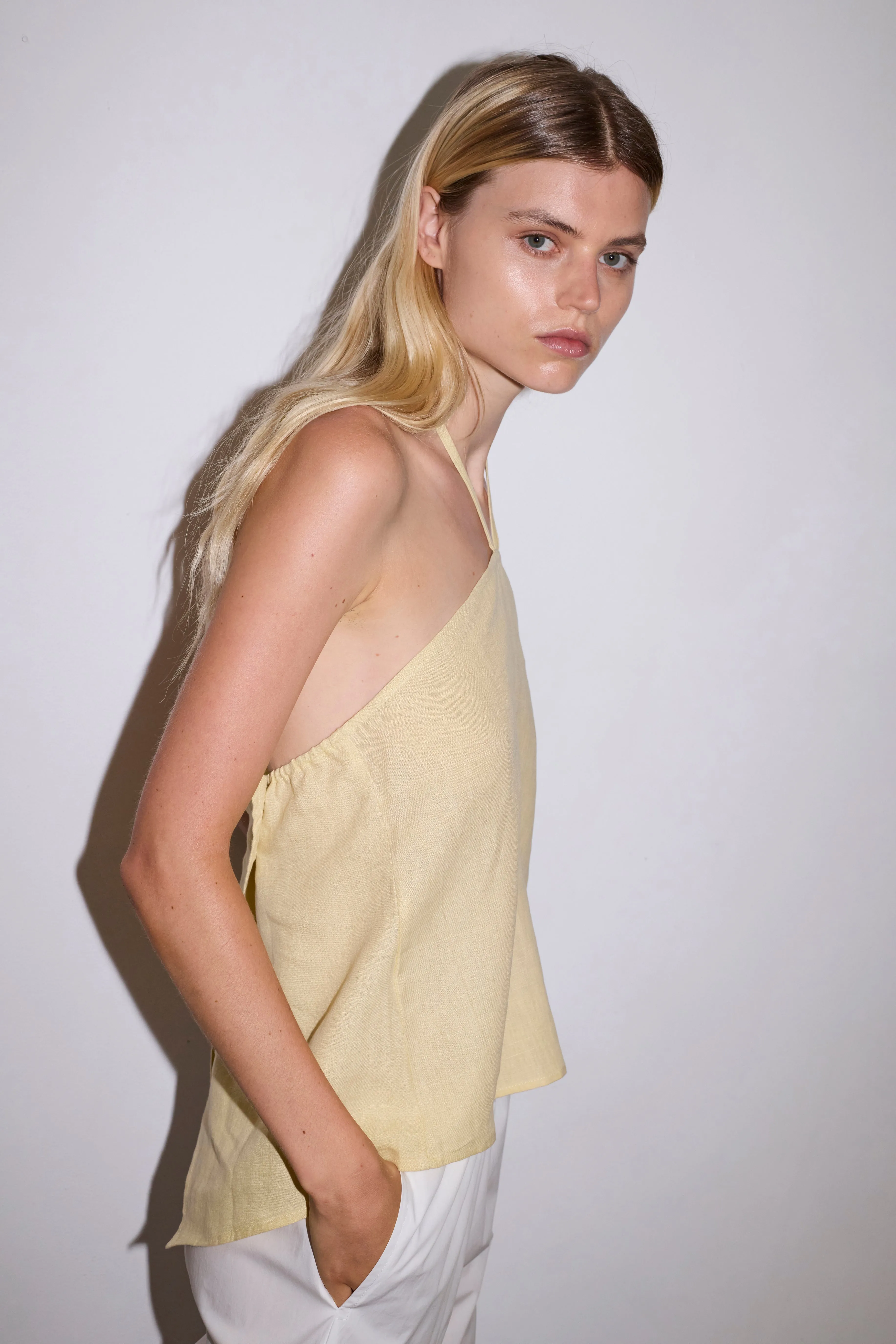 Linen Wrap Back Top sold by Deiji Studios product image thumbnail 2