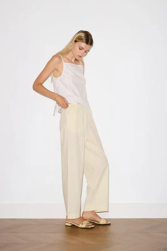 Ease Trouser - Butter Stripe sold by Deiji Studios