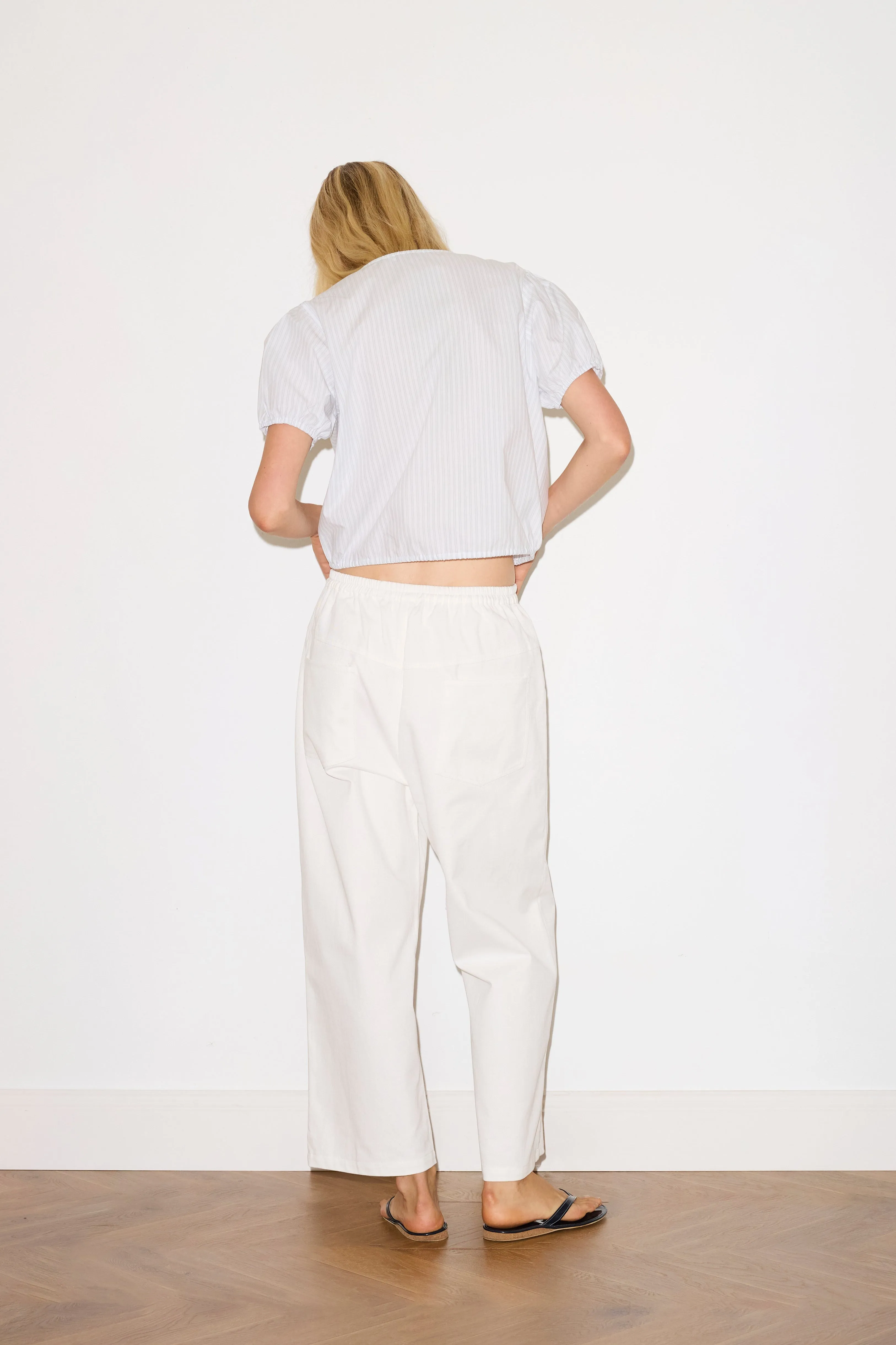 Square Pocket Pant - White sold by Deiji Studios product image thumbnail 4